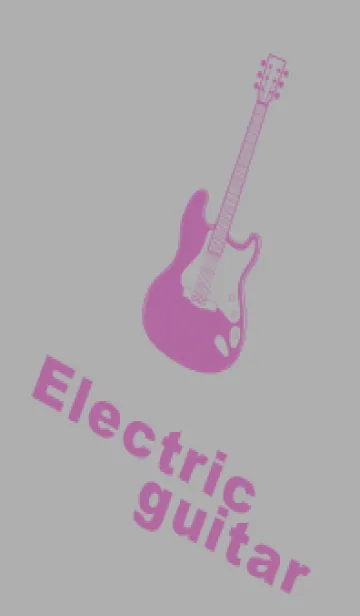 [LINE着せ替え] ELECTRIC GUITAR CLR 銀鼠の画像1