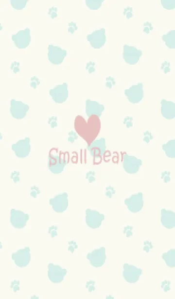 [LINE着せ替え] Small Bear *BluePattern 3*の画像1