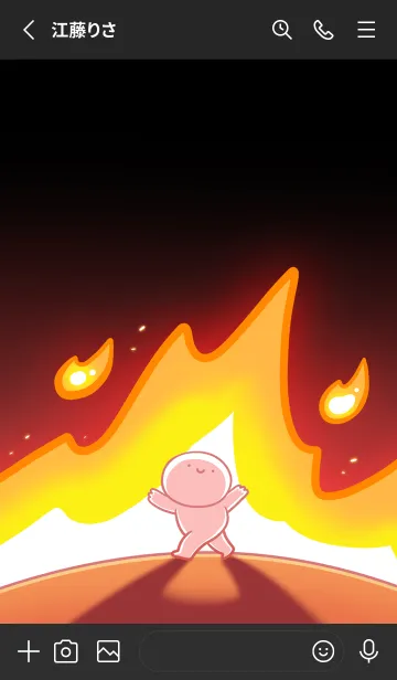 [LINE着せ替え] Everything on Fire！！ JP (Revised ver.)の画像2