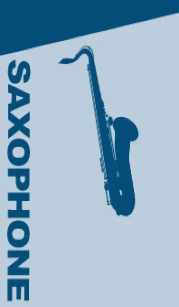 [LINE着せ替え] Saxophone CLR パウダーブルーの画像1