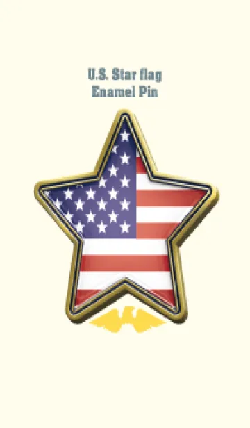 [LINE着せ替え] U.S. Star flag Enamel Pin 11の画像1