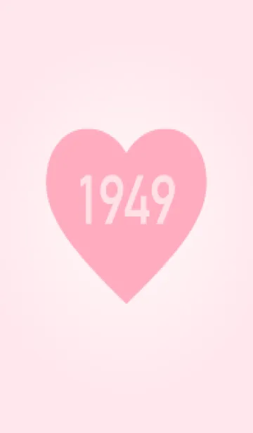 [LINE着せ替え] 1949年生まれ/シンプルピンク着せ替えの画像1