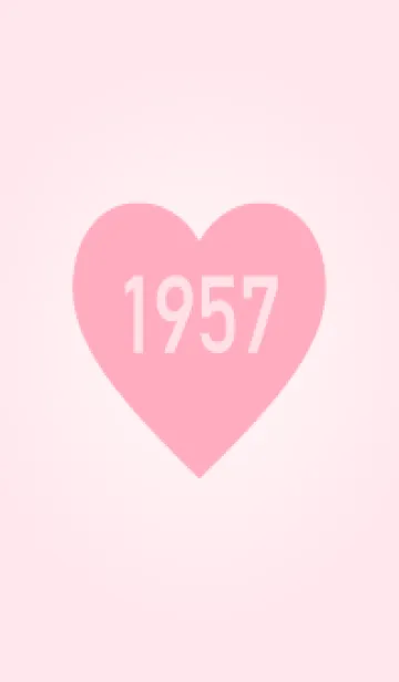 [LINE着せ替え] 1957年生まれ/シンプルピンク着せ替えの画像1