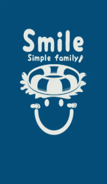 [LINE着せ替え] スマイル＆サマー プルシアンブルーの画像1