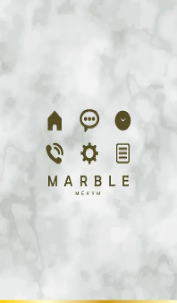 [LINE着せ替え] MONOTONE MARBLE-ICON 20の画像1