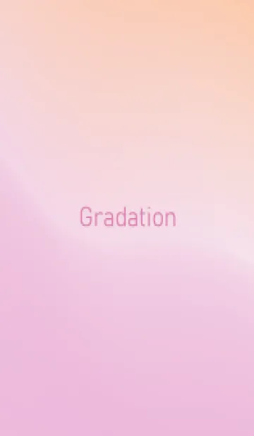 [LINE着せ替え] gradation-ORANGE&PINK-2の画像1