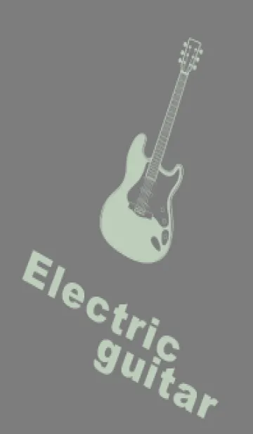 [LINE着せ替え] ELECTRIC GUITAR CLR マウスグレイの画像1