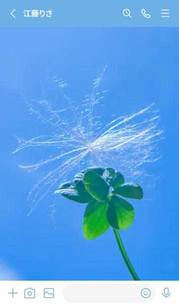 [LINE着せ替え] ケサランパサラン&七つ葉クローバー #5-5の画像2