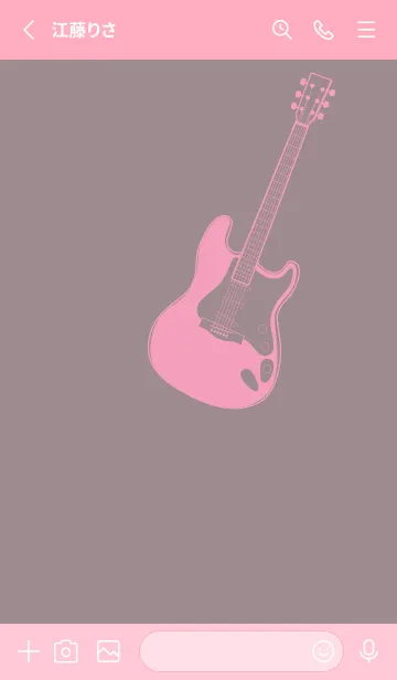 [LINE着せ替え] ELECTRIC GUITAR CLR 鳩羽鼠の画像2