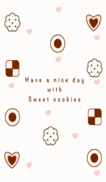 Pastel cookies theme 3の着せ替えメイン画像