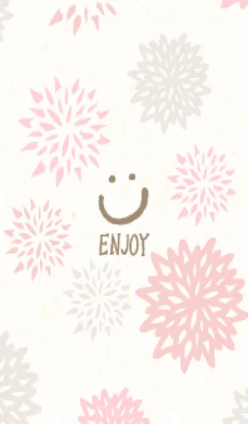 [LINE着せ替え] 3色の花10の画像1