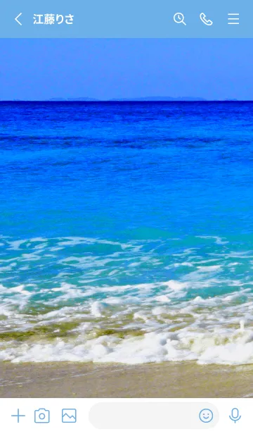 [LINE着せ替え] The Beach Theme 11の画像2