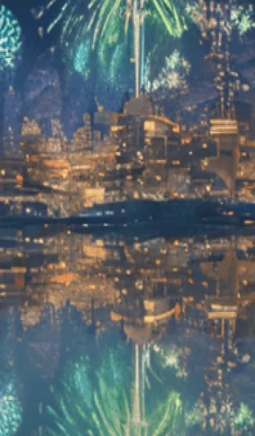 [LINE着せ替え] 夏夜のカケラ#HU030。の画像1