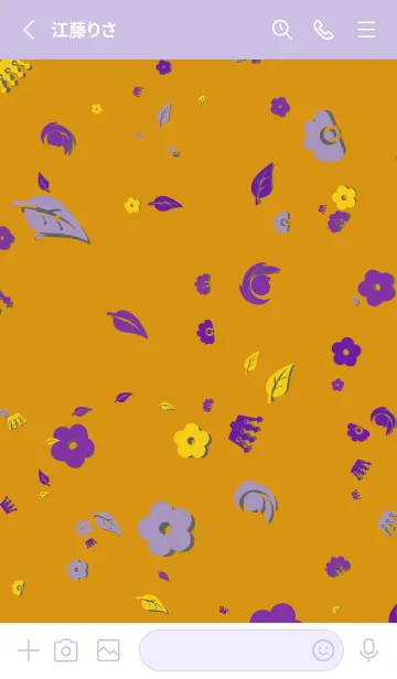 [LINE着せ替え] ホーム | 花の画像2