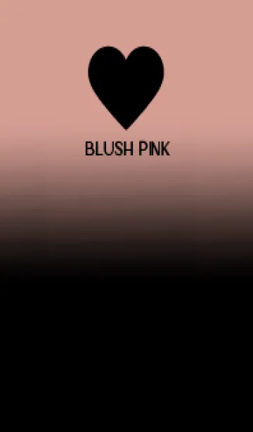 [LINE着せ替え] Black & Blush Pink Theme V.5 (JP)の画像1