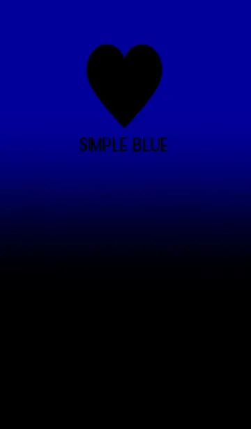 [LINE着せ替え] Black & Blue Theme V.5 (JP)の画像1
