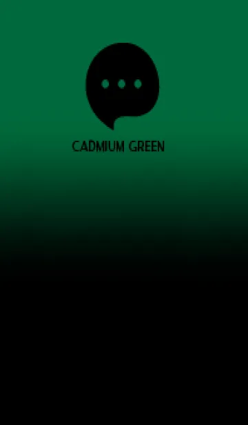[LINE着せ替え] Black & Cadmium Green Theme V.4 (JP)の画像1