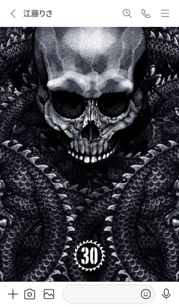 [LINE着せ替え] ドラゴンスカル SMBF 30の画像2