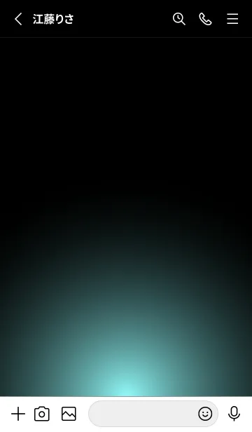 [LINE着せ替え] Simple Light - BLACK 9の画像2