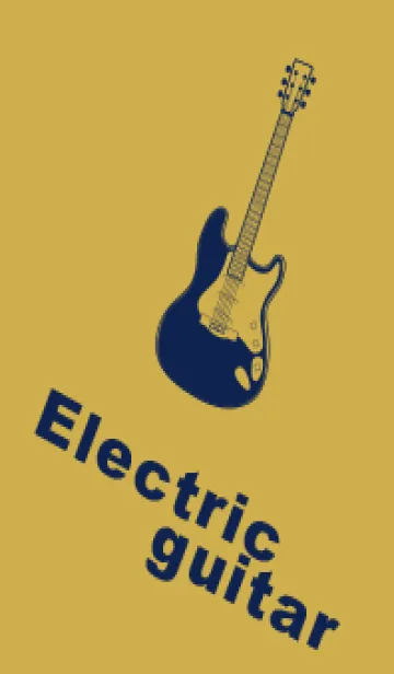 [LINE着せ替え] ELECTRIC GUITAR CLR 芥子色の画像1