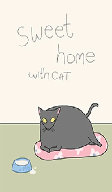 [LINE着せ替え] Look at my fat cat 02 JP (Revised ver.)の画像1