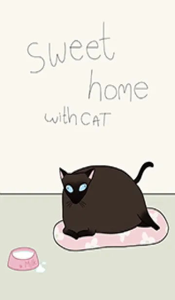 [LINE着せ替え] Look at my fat cat 09 JP (Revised ver.)の画像1