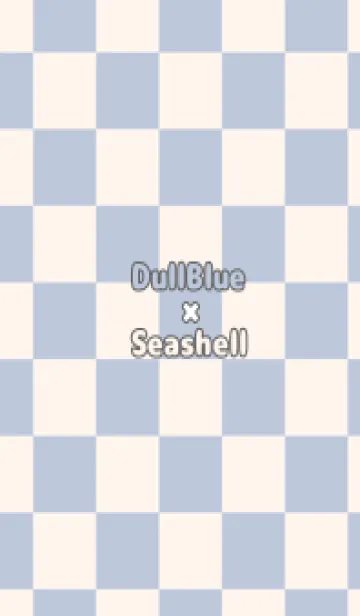 [LINE着せ替え] くすみブルー■貝殻色.TKCの画像1