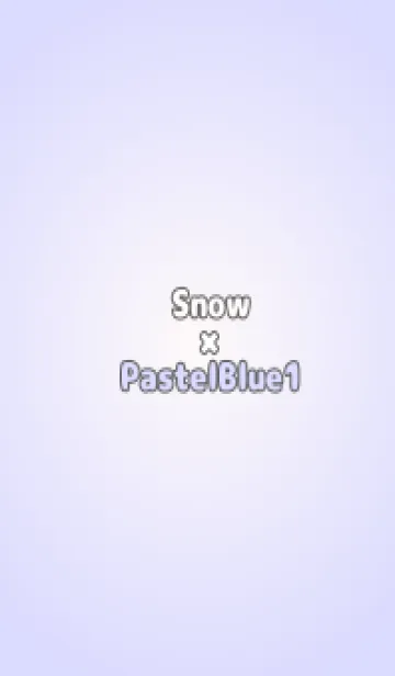[LINE着せ替え] 雪色●パステルブルー1.TKCの画像1
