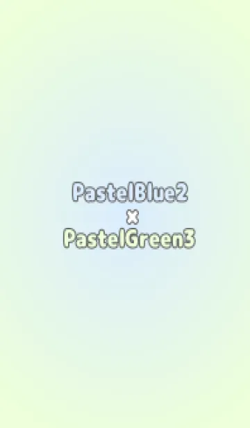 [LINE着せ替え] パステルブルー2●パステルグリーン3.TKCの画像1