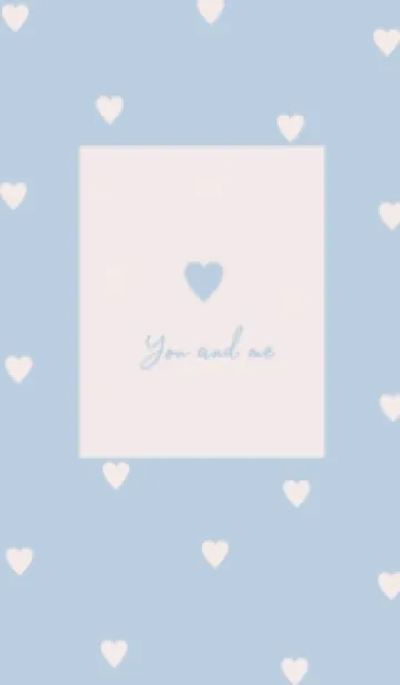 [LINE着せ替え] pattern_heart (pinkblue)の画像1