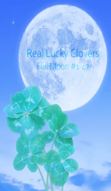 [LINE着せ替え] Real Lucky Clovers Full Moon #1-47の画像1