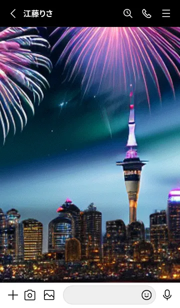 [LINE着せ替え] 夏夜のカケラ#HV113。の画像2