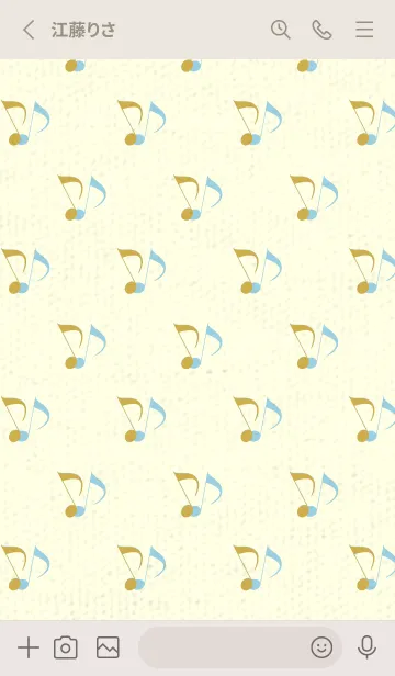 [LINE着せ替え] Clef dot 芥子色の画像2