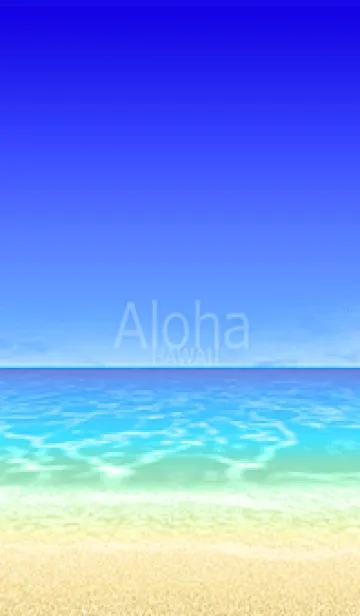 運気UP コオリナビーチ★ハワイ＊ALOHA+332の着せ替えメイン画像