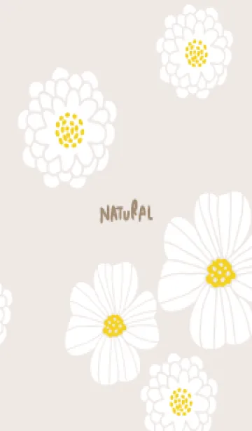白い花 可愛い21の着せ替えメイン画像