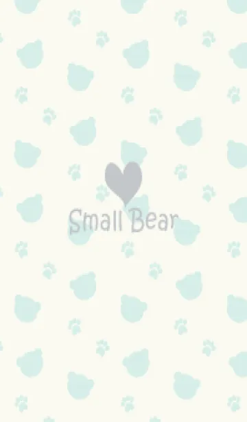 [LINE着せ替え] Small Bear *BluePattern 4*の画像1