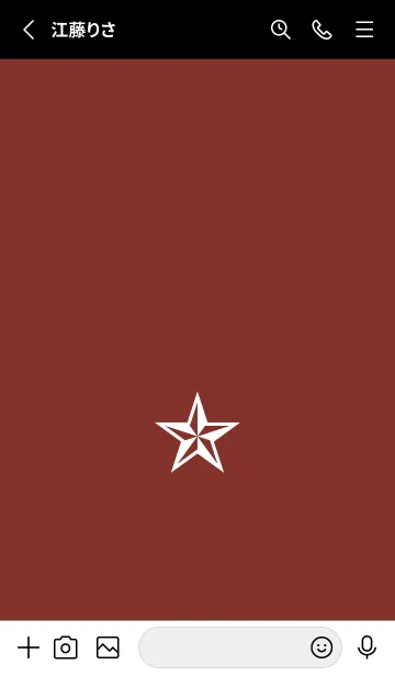 [LINE着せ替え] シンプル ロック スター _20の画像2
