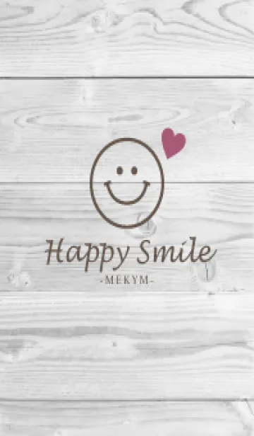 [LINE着せ替え] HAPPY SMILE HEART - MEKYM 6の画像1