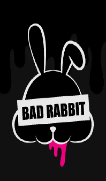 [LINE着せ替え] BLACK-BAD RABBIT DARK 7の画像1