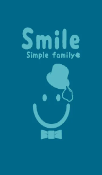 [LINE着せ替え] スマイル＆紳士 マリンブルーの画像1