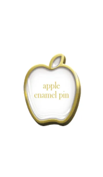 [LINE着せ替え] apple Enamel Pin 28の画像1
