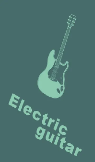 [LINE着せ替え] ELECTRIC GUITAR CLR 錆納戸の画像1