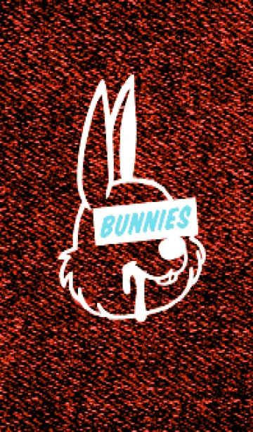 [LINE着せ替え] カラー デニム バニー 54の画像1