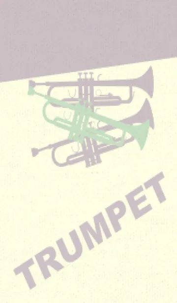[LINE着せ替え] Trumpet CLR シルバーグリーンの画像1