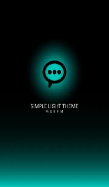 [LINE着せ替え] BLACK-SIMPLE LIGHT ICON GRADATION 7の画像1