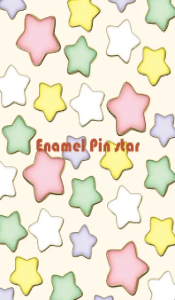 [LINE着せ替え] Enamel Pin Candy Star 116の画像1