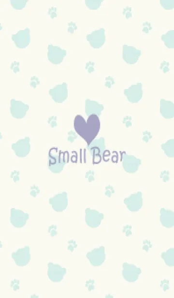 [LINE着せ替え] Small Bear *BluePattern 5*の画像1