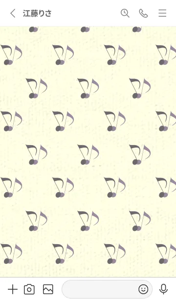 [LINE着せ替え] Clef dot 鳩羽紫の画像2