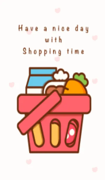 [LINE着せ替え] I love shopping timeの画像1