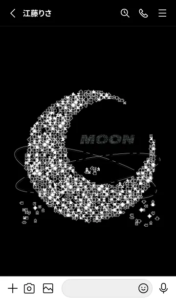 [LINE着せ替え] STAR-Dark Moon.Universe.Jigsaw.Planetの画像2